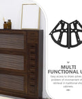 Two Pack Heavy Duty Black Iron Cabinet Hinges With Flip Design For Smooth Operation, Concealed Metal Hardware for Shoe Cabinets