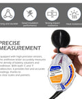 Universal Dial Antifreeze Tester For Car Coolant Hydrometer With Dead On Freezing Point Gauge Stick, handheld gauge measuring fluid density.