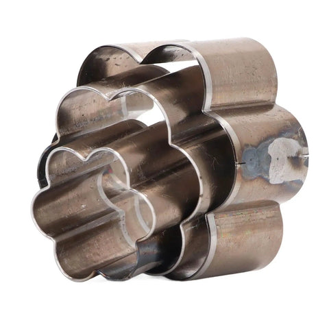 Flower Shape Leather Cutting Die Punch Set For DIY Crafts Three Sizes 30mm 40mm 50mm Steel Die Punches
