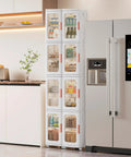 Your Go To Space Saving Slim Tall Storage Cabinet With Doors And Shelves For Bathroom And Kitchen Use Adjustable Shelves