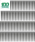 100 Pack Quarter Inch Drip Irrigation Stakes Plastic 5.68 Inch Barb Connector For Quarter Inch Tubing Indoor Outdoor Use