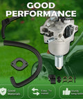 Carburetor Replacement Kit For Briggs Stratton Intek Engines 14HP 15HP 16HP 17HP 18HP Lawn Tractors And Mowers displayed on grass