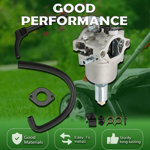 Carburetor Replacement Kit For Briggs Stratton Intek Engines 14HP 15HP 16HP 17HP 18HP Lawn Tractors And Mowers displayed on grass