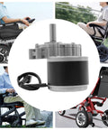 Badass DC 12V Electric Linear Actuator 8 Inch Long Stroke 800W Heavy Duty Horsepower Lifting Motor Zero Hassle Lift Precision Valve close up of motor