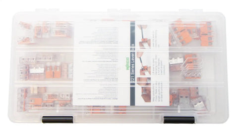 Lever Nuts 75 Piece Wire Connector Kit With Case For Solid Stranded And Flexible Copper Wires No Hassle Install Kit