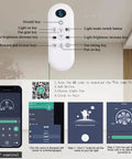 Dope 42 Inch Low Profile Ceiling Fan With Lights Remote App Control Reversible DC Motor Dimmable 3CCT control panel and app interface