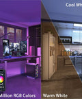 Smart LED Light Bulbs 4 Pack With Color Changing RGBWW Music Sync Alexa Ready Without Hub A19 800LM 7.5W warm cool white