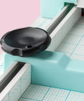 Heavy Duty Guillotine Paper Cutter For 1 Inch Thick Stacks With Easy Operation And Precision Alignment Boss Level Cuts close-up view