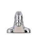 Front view of Single-Control Deck Mount Lavatory Faucet in Chrome with 5-Inch Spout and Eight Flow Options from 0.35 Gpm to 2.2 Gpm