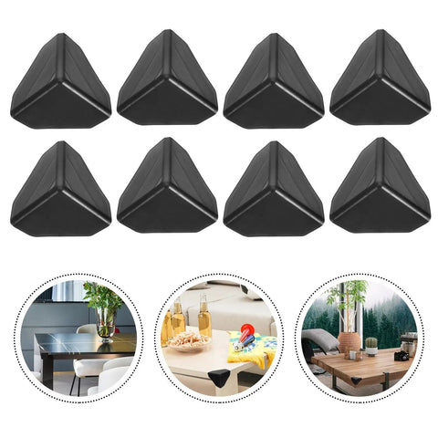 Scratch Proof Corner Guards No Fuss Pack of 100 Easy Install Plastic Edge Protectors for Furniture and Carts displayed