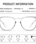 Anti Fog Safety Glasses For Healthcare Workers, Stylish Goggles With Clear Lenses And Comfortable Fit, product dimensions