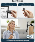 Case Friendly Page Turner Ring Remote For Kindle iPad Kobo Tablets Hands Free Page Flipper With Clip No Bluetooth Needed