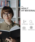 Twenty Pack Hidden Shawl Buttons And Shirt Safety Clasps Keep Your Wardrobe Locked Down All Season Long Featuring Premium Heavy Duty Slip Stopper Fasteners For Daily Wear, woman holding a book in a library, casual outfit.