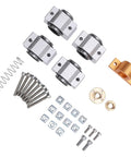Upgraded Z Axis Slide Table Mount Kit With Steel Drawer Track Guide For 3018 Plus Engraver with aluminum blocks and hardware.