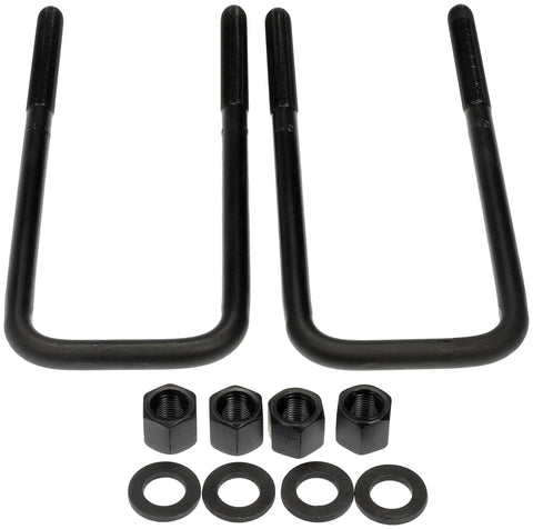 Rear Leaf Spring Axle U-Bolt Kit for Ford and Lincoln Vehicles, Heavy-Duty Hardware That Secures Leaf Springs to the Axle, Easy Fit Check for Your Ride