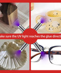 UV light bonding various items using 60g UV Resin Kit With Rechargeable Light Pro Grade Bonding System Fast 5 Second Cure