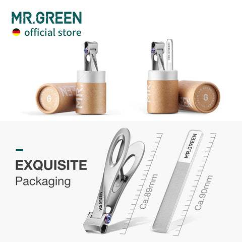 Wide Jaw Nail Clippers For Thick Nails Heavy Duty Stainless Steel With 11mm Opening Durable Sharp Edge For Thick Hard Nails Manicure Tool Built For Home Use Or Professional Salon Quality Results in case with nail file