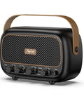 Compact 5W Per Channel Guitar Amp, Portable Battery Powered Practice Speaker With Bluetooth, Clean And Overdrive Tones