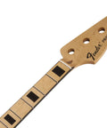 American Original 60s Jazz Bass Neck With Rosewood Fingerboard, Vintage C Shape Profile, Your Go To Premium Replacement Part For Warm Punchy Tones, Classic Vintage Feel For Blues Funk And Rock Sessions. Fender Precision Bass neck with black block inlays