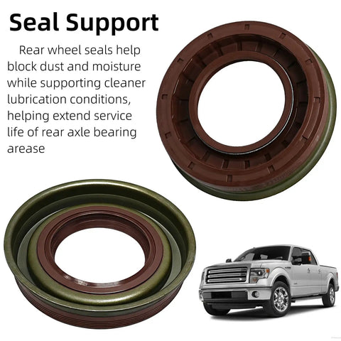 Rear Axle Wheel Bearing Seal Kit For Ford F150 F250 Expedition And Lincoln Navigator 9.75 Ring Gear OE Replacement Kit shown