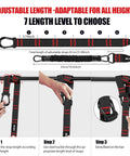 Adjustable Heavy Duty Pull Up Resistance Bands 260 Lbs for Door Frame Bar Training setup instructions