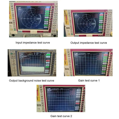 Active Loop Wideband Receiver Kit For Radio Enthusiasts And Shortwave Listening 9-12V Power 50K To 500MHz Coverage About 17dB High Gain Indoor Ready Pro Grade Gear For Ham Nerds impedance and gain test curves