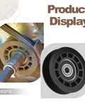 Durable AWD Belt Repair Kit For Husqvarna Mowers And Trimmers with pulley and belt installation detail