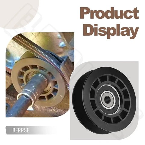 Durable AWD Belt Repair Kit For Husqvarna Mowers And Trimmers with pulley and belt installation detail