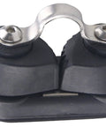 Medium Nylon Sailing Cam Cleat With Wire And Strap Fairlead For 1/8 To 1/4 Inch Lines 150 Lb Safe Working Load 300 Lb Breaking Load