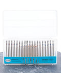 Pro Grade Nail Drill Bits Set For Pedicure And Cuticle Care With Diamond Grit 120 Three Thirty Second Inch Shank Grinding And Polishing Burrs Includes Ball Cylinder Cone Bullet Needle Point Shapes 30Pcs Pack