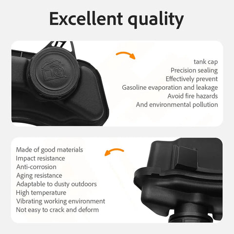 Direct Fit Fuel Tank With Gas Cap 799585 For E450 And E500 Series Lawn Mower Engines Replaces 590568 Easy Install Text