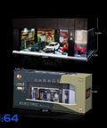 1/64 Scale Die Cast Car Display Case With LED Lights And Voice Control For 1:64 Mini Toy Cars Electric Garage Diorama Parking Lot