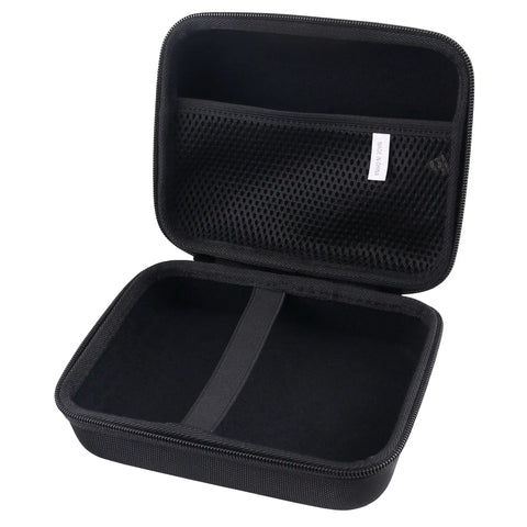 Open black Rugged Hard EVA Carrying Case For Borescope Endoscope Camera Fits MugEasy Daxiongmao DEPSTECH, Storage Organizer For Lens Industrial Endoscopes Waterproof Dustproof Shockproof Case Holds 5M To 10M Cables.