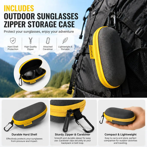 Badass Adjustable Tint Polarized Sunglasses With Detachable Leather Side Shields For Men Anti Glare Wraparound Eyewear Day To Night Vision Outdoor Sports Adventure Gear