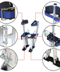 Easy Adjust Drywall Stilts For Painting And Cleaning, Set Up In A Snap, Ultra Lightweight Aluminum, 15 To 23 Inches, detail view