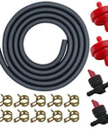 One Quarter Inch Fuel Line Hose Kit With Clamps And Valves For DIY Lawn Mower Repair 6.6 Ft Long Replacement Line Fits Briggs And Stratton MTD
