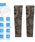 Steampunk Mechanical Gears Arm Sleeves Featuring Anti Slip Grip And Compression Support For Running Cycling And Gym Hustles.