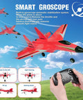 Su-27 RC Airplane With Gyro Stability, Rad 2 Channel Remote, Night Lights, Two Batteries, Durable Foam Airplane and controller