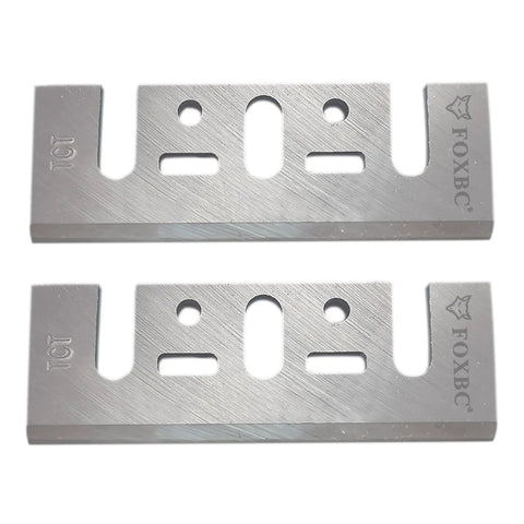 Heavy Duty 3 1/4 TCT Tungsten Carbide Planer Blades Replacement For Makita Dewalt Bosch Ryobi Handheld Tools in silver color