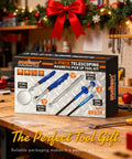 Heavy Duty 4 In 1 Magnetic Pick Up Tool Kit With Flexible Claw Grabber And 360 Degree Inspection Mirror box on workbench