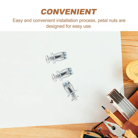 25 Piece Thread Nut Insert Kit For Metal With Easy Installation And High Reliability Galvanized Carbon Steel Petal Rivet Nuts for DIY