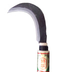 Cutting Scythe With 750 mm Cobb Pattern Blade For Heavy Duty Garden And Field Work, Japanese Made, sharp blade and handle view