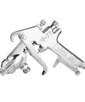 Professional Pressure Feed Air Spray Paint Gun Featuring Precision Nozzle for smooth home and auto coating jobs.