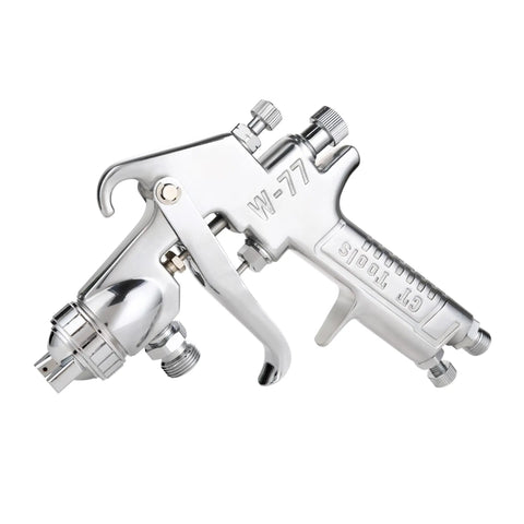 Professional Pressure Feed Air Spray Paint Gun Featuring Precision Nozzle for smooth home and auto coating jobs.