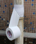 White Duct Tape 4 Inch Wide Industrial Grade 9 Mil Heavy Duty Tape 55 Yards Long Waterproof Strong And Flexible With No Residue