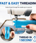 4 In 1 Needle Threader Kit With Seam Ripper Magnifying Glass And Magnetic Guide For Easy Threading Stitch Removal And Quick Sewing Fixes No Fuss All In One Sewing Accessory For Home Crafters used on sewing machine