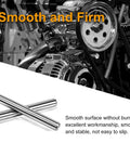 Heavy-Duty 25Pc Stainless Steel Dowel Pins Set, 5mm Diameter By 25mm Length, 304 Grade, shown on a mechanical background