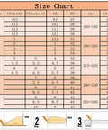 Size chart showing US, UK, EU, CM, and China measurements for Kids Inline Skates For Beginners With Luminous Wheels.