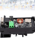 Badass Rs232 Serial Port Data Logger Captures Up To Two Mbps Straight To Memory Card For Automotive Tuning And Industrial Debugging With Sweet Txt Bin Output And CR1220 Battery Pack close-up view showing connections and electronic components.