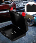 Badass Plastic Toolbox With Ergonomic Handle Designed For Mechanics And Handymen Who Demand Durability Compact Gear Slinger For Trucks, open with screws inside.